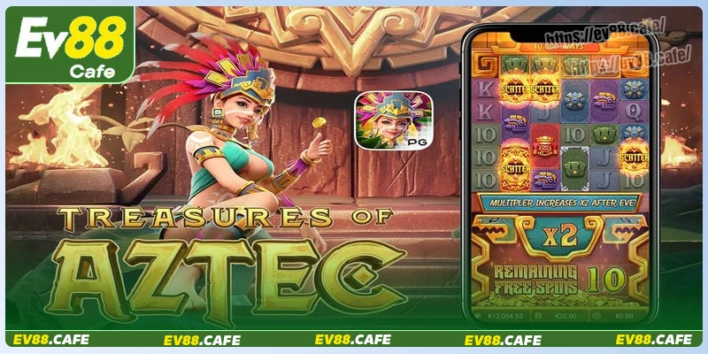 Tận hưởng các tính năng kho báu aztec ev88